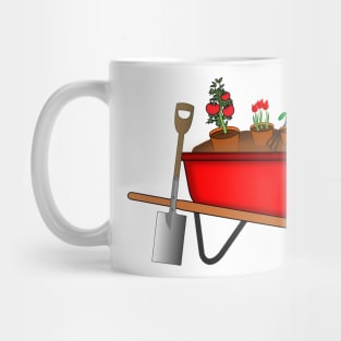 Red Wheelbarrow Mug